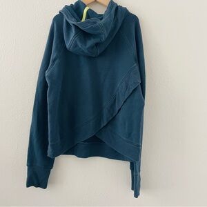 Athleta Girl Criss Cross Hoodie in Dark Navy Blue
